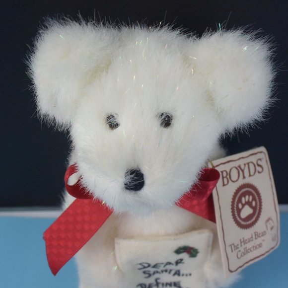 Boyds Bear "Dear Santa...Define Good" 8 inch Plush w Tag Excellent Condition! - Picture 4 of 10